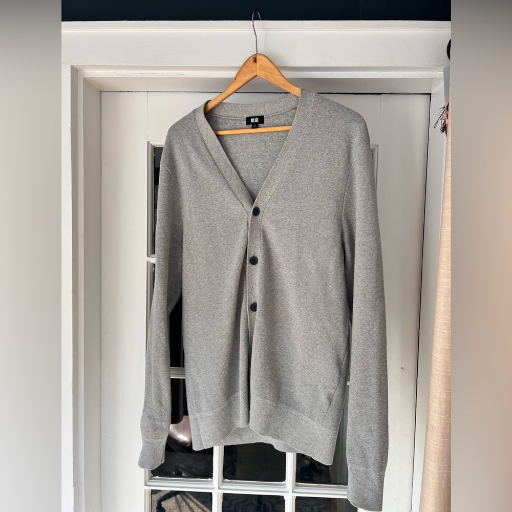 Grey Uniqlo Cardigan Medium, NWOT